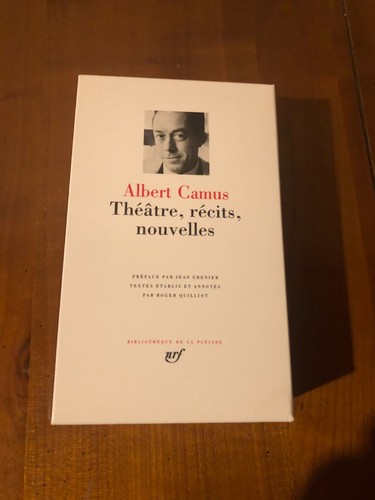 Pléiade albert camus - pléiade,