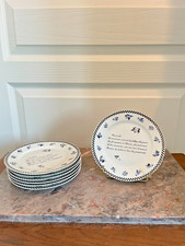 Ancien Lot 6 Assiette Dessert