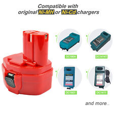 5Ah 14,4V Ni-MH Batterie pour Makita PA14 1420 1422 1433 1434 1435 6228D JR140D