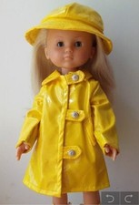 Tenue Impermeable Jaune poupée paola reina Les Chéries Corolle Little Darling 