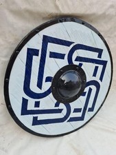 Bouclier rond médiéval Viking Cosplay, Halloween léger et durable