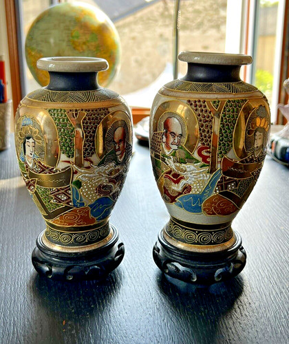 Paire petits vases - de,