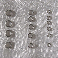 LOT DE 200 / 100 ANNEAUX DE JONCTION ACIER INOXYDABLE 3mm 4mm 5mm INOX *IN23-25
