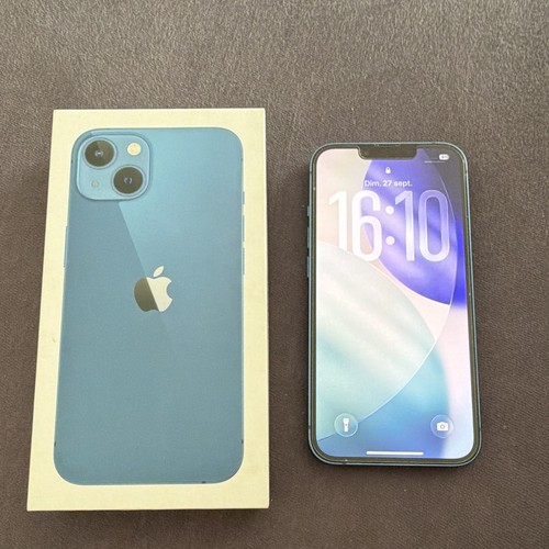 Apple iphone 128 bleu - iphone, 13