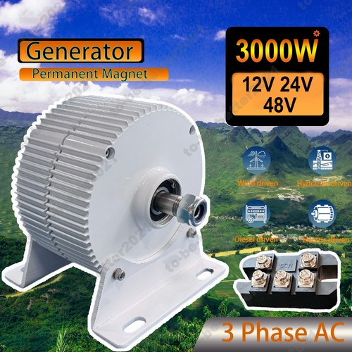3000w 12v 24v 48v alternateur - 12v/24v/48v,