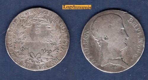 Francs napoléon empereur an - francs,