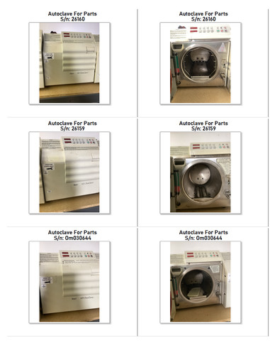 Autoclaves for parts 100 - for,