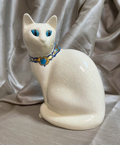 Chat assis collier - chat,