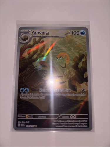 Carte pokémon amonita 180 165 - carte,