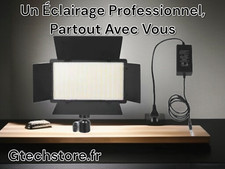 Lampe éclairage vidéo portable 40W 50W bi-couleur studio photo LED