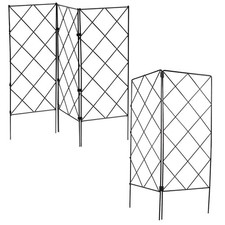  5 Pcs Treillis Jardin En Fer Pour Plantes Grimpantes Support Des D'escalade