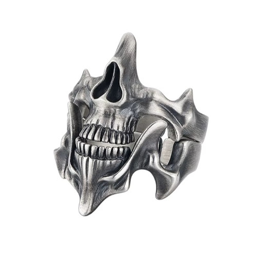 Bague tete mort chevaliere - tete, de
