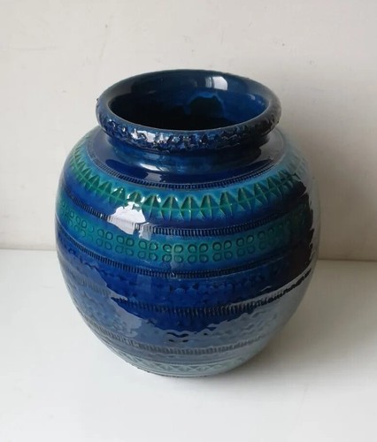 Vase boule rimini - 21, bleu