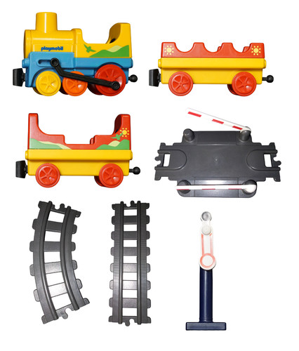 Playmobil 123 train chemin - , de