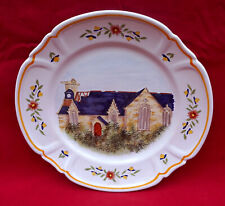 Assiette HB Henriot Edition Limitée Clocher Melgven Ouragan 87 Numérotée 25/100