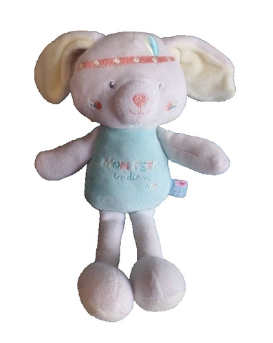 B18 doudou peluche - peluche, lapin