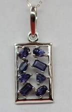 Pendentif Iolite 1,12 Carat En