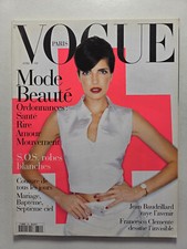 Magazine mode fashion VOGUE PARIS #755 avril 1995 Stephanie Seymour