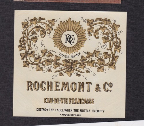 Ancienne étiquette alcool - ancienne,