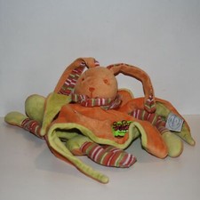 Doudou Lapin Doudou et Compagnie - Collection Tatoo - Etat très moyen