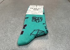 PAIRE DE CHAUSSETTES VERTES BIERE BELGE BELGIAN BEER BIER VEDETT T SOCKS RARE