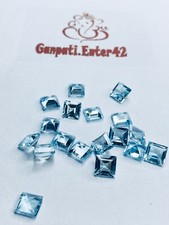 Topaze Bleu à Facettes Coupe