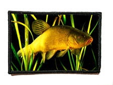 Patch MORALE 5x8cm "PECHE TANCHE" Broderie PRINT Design Fun Militaire