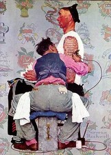 The Tattoo Artist 22x30 Art