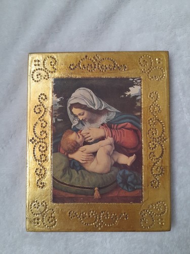 Wooden painting after the