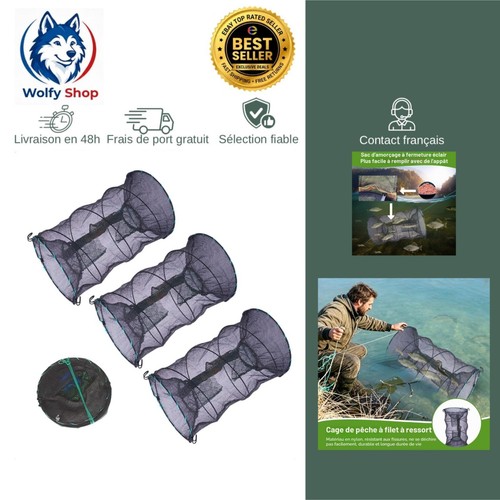 Piège poisson pliable - piège, 3