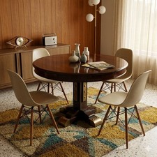 Table acajou italie années - -,