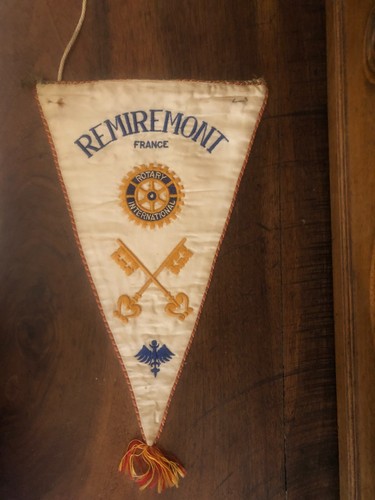 Ancien fanion rotary club - ancien, du