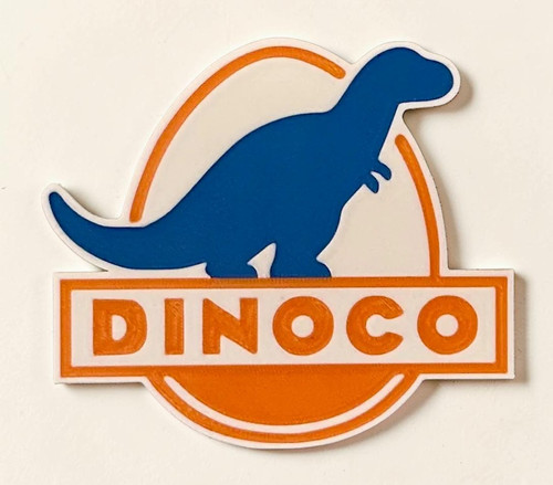 Plaque logo dinoco - plaque,