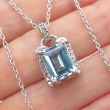 925 Sterling Silver Real Blue