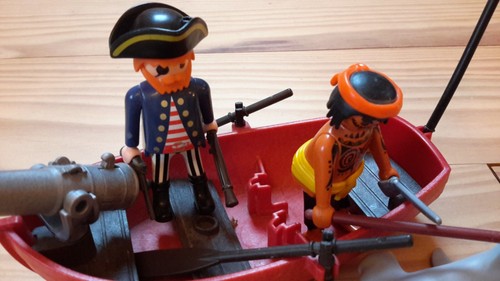 Playmobil bateau barque des - barque,