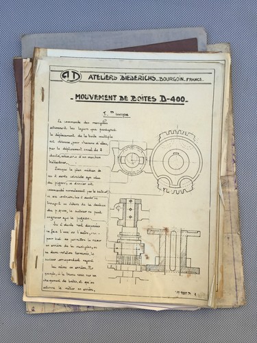 Anciens documents technique