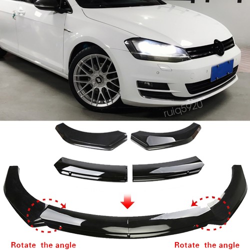 Glossy black front bumper chin - glossy,