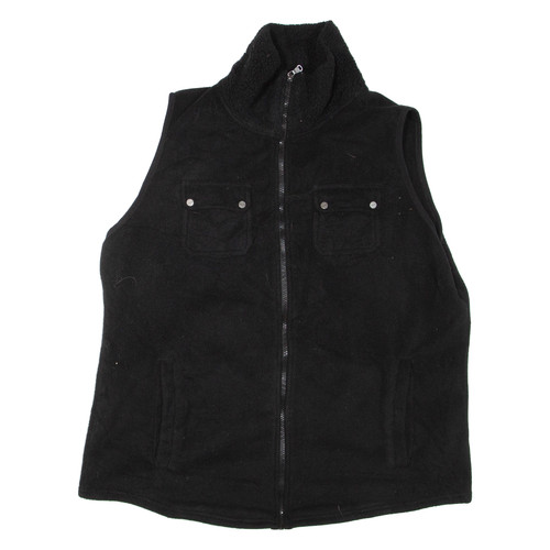 Gilet fleece noir chaps - gilet,