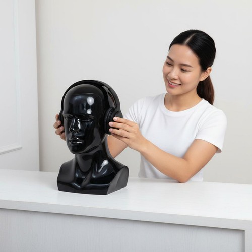 Tête mannequin homme - tête, de