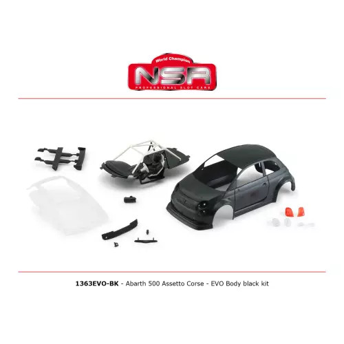 Nsr 1363evo abarth 500 - 1363evo-bk,