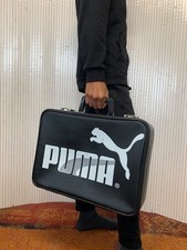 Valise de Médecin Sportif Vintage Puma Noire et blanche 2614S