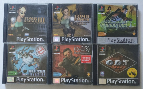 Lot jeux ps1 complets pal - 6,