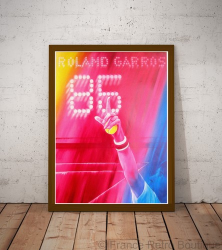 Poster affiche roland - roland, garros