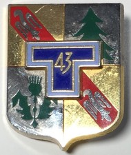 Insigne Militaire, 43 ème