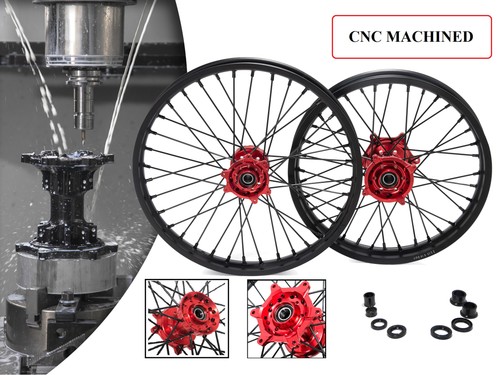 Roues moyeu rouge jantes - 21/19,