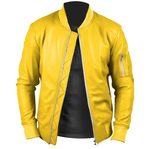Blouson jaune bombardier