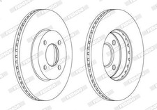 2X Disque de frein FERODO