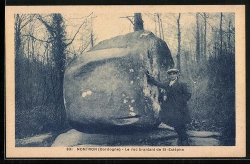 Cpa nontron dordogne le roc - cpa,
