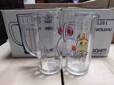 Lot de 6 verres bière chope