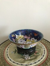 CLOISONNE COUPE BOL VASE POT